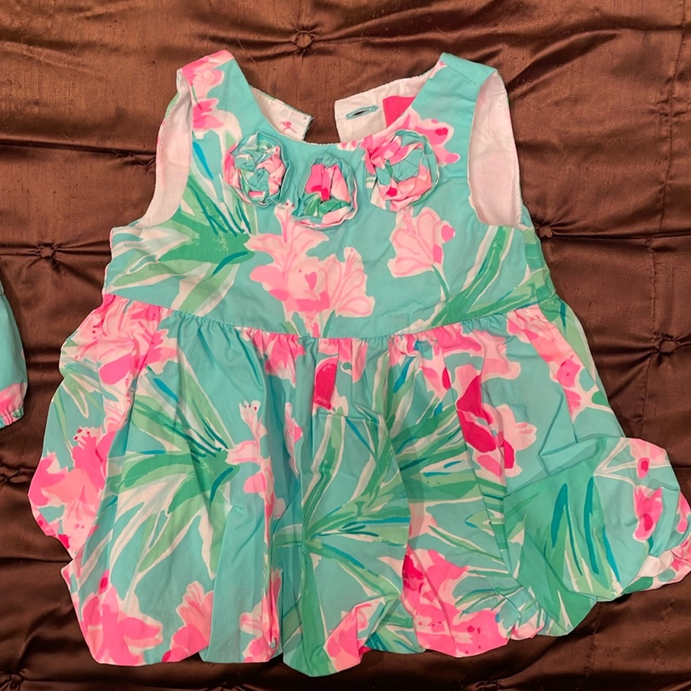 Lilly Pulitzer baby girl dress size 3-6 months Like new